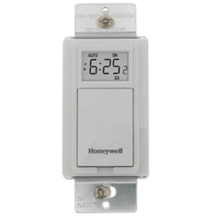 Resideo PLS730B1003 WEEKLY/DAILY PROGRAMMABLE WALL SWITCH FOR ALL TYPES OF LIGHTING AND MOTO RS. 2400 W RESISTIVE OR INDUCTIVE, 1 HP MOTOR @ 120 V, WHITE | Blackhawk Supply