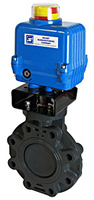41301A112-040 | 4 PVC BUTTERFLY VALVE FKM 115VAC NEMA4 BASIC MANUAL OVERRIDE 75% | (PG:510) Spears