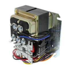 Resideo R8285B1053 120/208/240V TRADELINE. DPDT (POWER POLES) CONSISTS OF 40VA TRANSFORMER AND R8222D PLUG-IN RELAY-NO COVER ON A 4/4 PLATE. | Blackhawk Supply