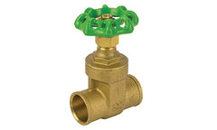 Jomar 103-407G S-301G | 1-1/2" | Gate Valve | Non-rising Stem | Solder Connection | 200 WOG | Blackhawk Supply