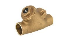 Jomar 105-405 S-511 | 1" | Bronze Y-Pattern Swing Check Valve | Solder Connection | 300 WOG | Class 150 | Blackhawk Supply