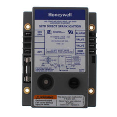 Resideo S87D1012 DIRECT SPARK TIGNITION MODULE. 11 SEC. LOCKOUT. TWO ROD FLAME SENSE. FOR USE WITH 24V GAS VALVE. INCLUDES ALARM TERMINAL. | Blackhawk Supply