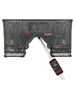 SAH-22HC | SMART Air Hood® balancing instrument. Includes: 2' x 2' hood with NIST certificate | handheld test instrument | 3' pole assembly | with HARD TRAVEL CASE. | Dwyer