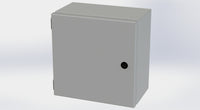 SCE-10106ELJ+SCE-10P10 | NEMA 4 / 12 / 13 | 10H x 10W x 6D | Subpanel: Solid | Knockouts: No | Keyed: No | Saginaw