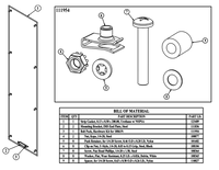 SCE-108619 | NEMA N/A | Bolt Pack, IMS End Plate, 8H x 8W x 2D | Saginaw