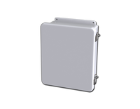 SCE-12105CHQRFG | NEMA 12, 4, 4X | Fiberglass Enclosure, 13H x 11W x 5D | Saginaw