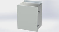 SCE-12108CHNFSS6 | NEMA 3R, 12, 4, 4X | S.S. CHNF Enclosure, 12H x 10W x 8D | Saginaw