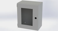 SCE-1210ELJW | NEMA 3R, 12, 4 | ELJ Enclosure W/Viewing Window, 12H x 10W x 6D | Saginaw