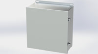 SCE-1212CHNFSS6 | NEMA 3R, 12, 4, 4X | S.S. CHNF Enclosure, 12H x 12W x 6D | Saginaw