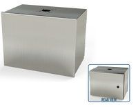 SCE-12HMI1610SSLP | NEMA 3R, 12, 4, 4X | S.S. HMI Enclosure, 12H x 16W x 10D | Saginaw