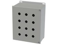 SCE-12PBHI | NEMA 12, 4 | Hinged PB Enclosure, 12H x 10W x 6D | Saginaw