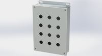 SCE-12PBSS6I | NEMA 12, 4, 4X | S.S. PB Enclosure, 12H x 9W x 3D | Saginaw
