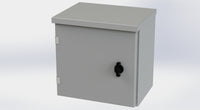 SCE-12R1208LP | NEMA 3R | Type-3R Hinged Cover Enclosure, 12H x 12W x 8D | Saginaw