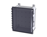 SCE-1412PCW | NEMA 3R, 12, 4, 4X | Polycarbonate Enclosure with Window, 15H x 15W x 8D | Saginaw