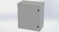 SCE-16148ELJ+SCE-16P14 | NEMA 4 / 12 / 13 | 16H x 14W x 8D | Subpanel: Solid | Knockouts: No | Keyed: No | Saginaw