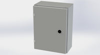 SCE-16EL1206LP | NEMA 4 / 12 / 13 | 16H x 12W x 6D | Subpanel: No | Knockouts: No | Keyed: No | Saginaw