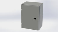 SCE-16EL1208LP+SCE-16P12 | NEMA 4 / 12 / 13 | 16H x 12W x 8D | Subpanel: Solid | Knockouts: No | Keyed: No | Saginaw