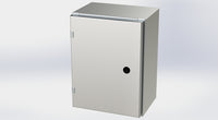 SCE-16EL1208SSLP | NEMA 3R, 12, 4, 4X | S.S. EL Enclosure, 16H x 12W x 8D | Saginaw