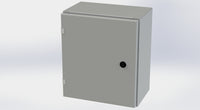 SCE-16EL1408LP+SCE-16DLP14 | NEMA 4 / 12 / 13 | 16H x 14W x 8D | Subpanel: Solid | Knockouts: No | Keyed: No | Saginaw