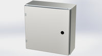 SCE-16EL1606SSLP | NEMA 3R, 12, 4, 4X | S.S. EL Enclosure, 16H x 16W x 6D | Saginaw