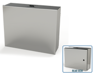 SCE-16HMI2006SSLP | NEMA 3R, 12, 4, 4X | S.S. HMI Enclosure, 16H x 20W x 6D | Saginaw