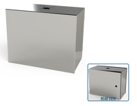 SCE-16HMI2010SSLP | NEMA 3R, 12, 4, 4X | S.S. HMI Enclosure, 16H x 20W x 10D | Saginaw