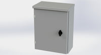 SCE-16R1206LP | NEMA 3R | Type-3R Hinged Cover Enclosure, 16H x 12W x 6D | Saginaw