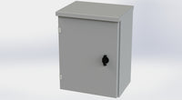 SCE-16R1208LP | NEMA 3R | Type-3R Hinged Cover Enclosure, 16H x 12W x 8D | Saginaw