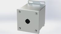 SCE-1PBXSSI | NEMA 12, 4, 4X | S.S. PBX Enclosure, 4H x 4W x 5D | Saginaw