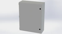 SCE-20166ELJ+SCE-20P16J | NEMA 4 / 12 / 13 | 20H x 16W x 6D | Subpanel: Solid | Knockouts: No | Keyed: No | Saginaw