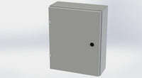 SCE-20EL1606LP+SCE-20P16 | NEMA 4 / 12 / 13 | 20H x 16W x 6D | Subpanel: Solid | Knockouts: No | Keyed: No | Saginaw