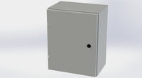SCE-20EL1610LP+SCE-20P16 | NEMA 4 / 12 / 13 | 20H x 16W x 10D | Subpanel: Solid | Knockouts: No | Keyed: No | Saginaw
