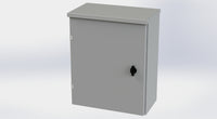SCE-20R1608LP | NEMA 3R | Type-3R Hinged Cover Enclosure, 20H x 16W x 8D | Saginaw