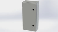 SCE-24EL1206LP+SCE-12P24 | NEMA 4 / 12 / 13 | 24H x 12W x 6D | Subpanel: Solid | Knockouts: No | Keyed: No | Saginaw