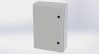 SCE-24EL1606LPLG | NEMA 3R, 12, 4 | EL Enclosure, 24H x 16W x 6D | Saginaw