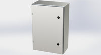 SCE-24EL1608SS6LP | NEMA 3R, 12, 4, 4X | S.S. EL Enclosure, 24H x 16W x 8D | Saginaw