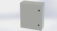 SCE-24EL2008LPLG | NEMA 3R, 12, 4 | EL Enclosure, 24H x 20W x 8D | Saginaw