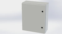 SCE-24EL2408LPLG | NEMA 3R, 12, 4 | EL Enclosure, 24H x 24W x 8D | Saginaw