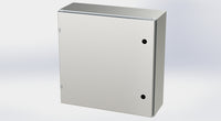 SCE-24EL2408SSLP | NEMA 3R, 12, 4, 4X | S.S. EL Enclosure, 24H x 24W x 8D | Saginaw