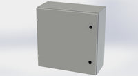 SCE-24EL2410LP+SCE-24P24 | NEMA 4 / 12 / 13 | 24H x 24W x 10D | Subpanel: Solid | Knockouts: No | Keyed: No | Saginaw