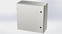 SCE-24EL2410SSLP | NEMA 3R, 12, 4, 4X | S.S. EL Enclosure, 24H x 24W x 10D | Saginaw