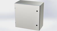 SCE-24EL2412SSLP | NEMA 3R, 12, 4, 4X | S.S. EL Enclosure, 24H x 24W x 12D | Saginaw