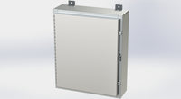 SCE-24H2006SS6LP | NEMA 3R, 12, 4, 4X | Nema 4X LP Enclosure, 24H x 20W x 6D | Saginaw