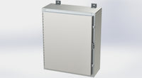 SCE-24H2008SS6LP | NEMA 3R, 12, 4, 4X | Nema 4X LP Enclosure, 24H x 20W x 8D | Saginaw