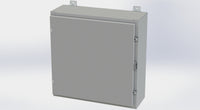 SCE-24H2408LP | NEMA 3R, 12, 4 | Nema 4 LP Enclosure, 24H x 24W x 8D | Saginaw