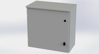 SCE-24R2412LP | NEMA 3R | Type-3R Hinged Cover Enclosure, 24H x 24W x 12D | Saginaw