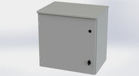 SCE-24R2416LP | NEMA 3R | Type-3R Hinged Cover Enclosure, 24H x 24W x 16D | Saginaw
