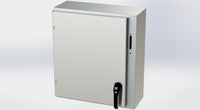 SCE-24XEL2108SSLP | NEMA 3R, 12, 4, 4X | S.S. XEL Enclosure, 24H x 21W x 8D | Saginaw