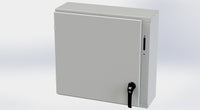 SCE-24XEL2508LPLG | NEMA 3R, 12, 4 | XEL LP Enclosure, 24H x 25W x 8D | Saginaw