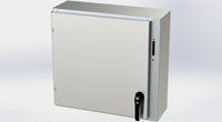 SCE-24XEL2508SSLP | NEMA 3R, 12, 4, 4X | S.S. XEL Enclosure, 24H x 25W x 8D | Saginaw